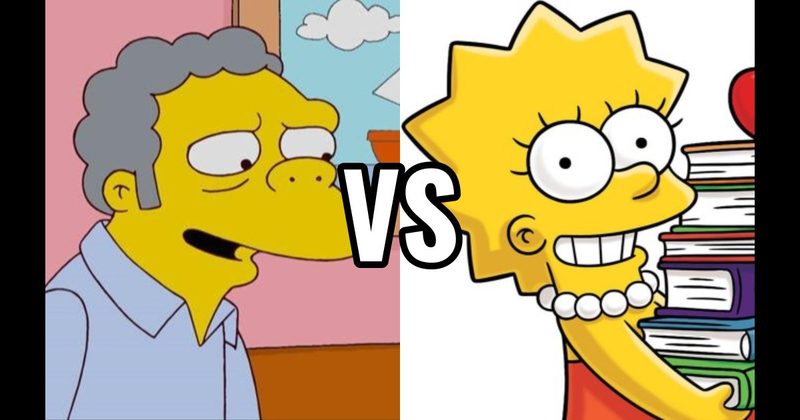 Lisa Simpson vs. Moe Szyslak