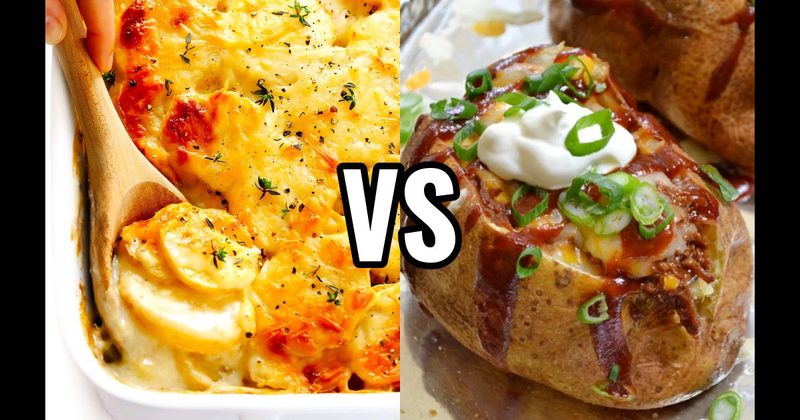 Loaded Baked Potato vs. Scalloped Potatoes
