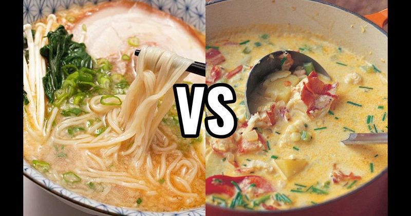 Lobster Bisque vs. Ramen