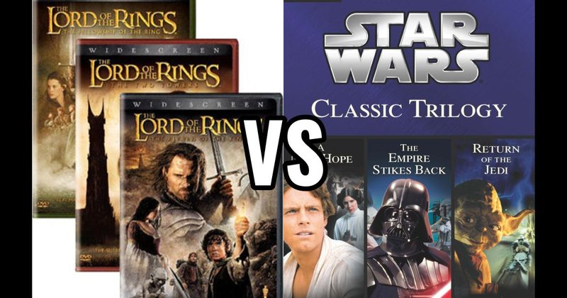 Lord of the Rings Trilogy vs. Star Wars Trilogy