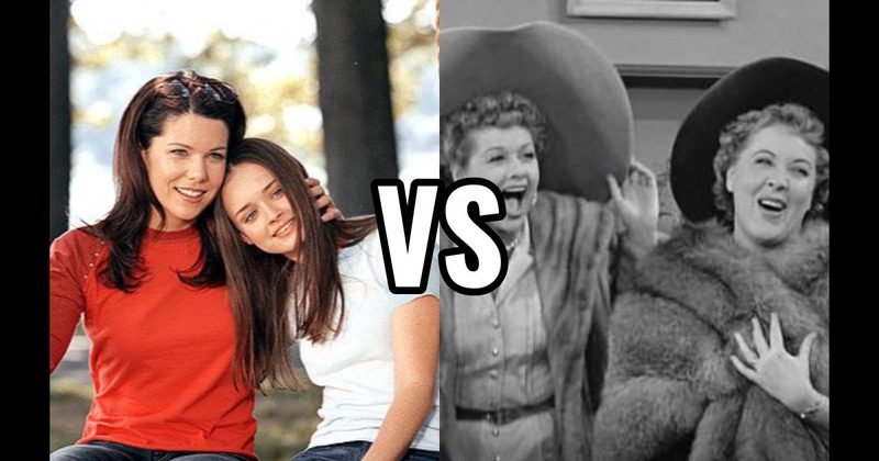 Lorelai & Rory Gilmore (Gilmore Girls) vs. Lucy & Ethel (I Love Lucy)