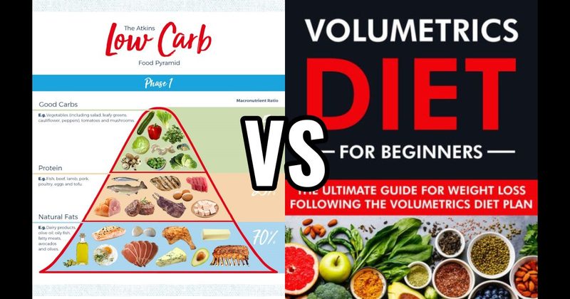 Low-Carb Diet (Atkins, Keto, etc.) vs. Volumetrics Diet