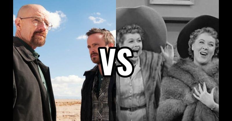 Lucy & Ethel (I Love Lucy) vs. Walter White & Jesse Pinkman (Breaking Bad)