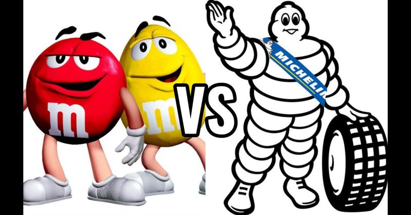 M&M’s Characters vs. Michelin Man