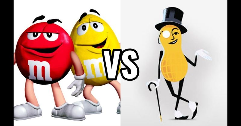 M&M’s Characters vs. Mr. Peanut