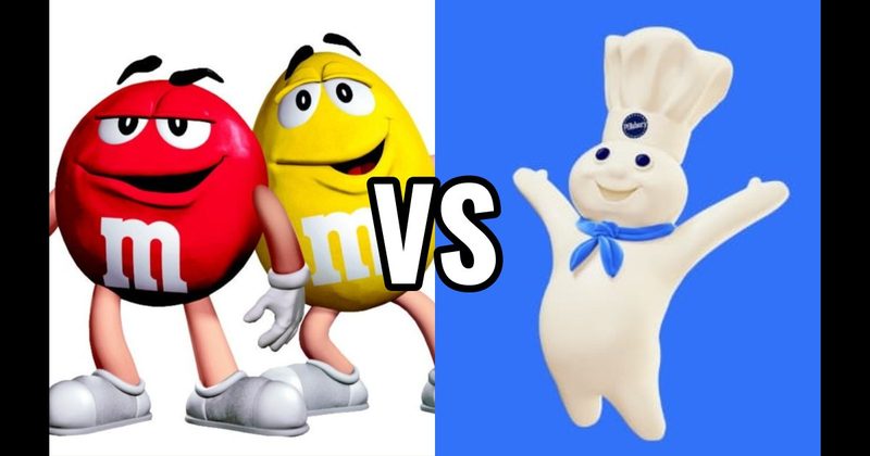 M&M’s Characters vs. Pillsbury Doughboy