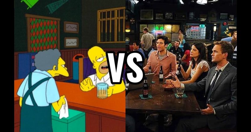 MACLAREN’S PUB (How I Met Your Mother) vs. Moe’s Tavern (The Simpsons)