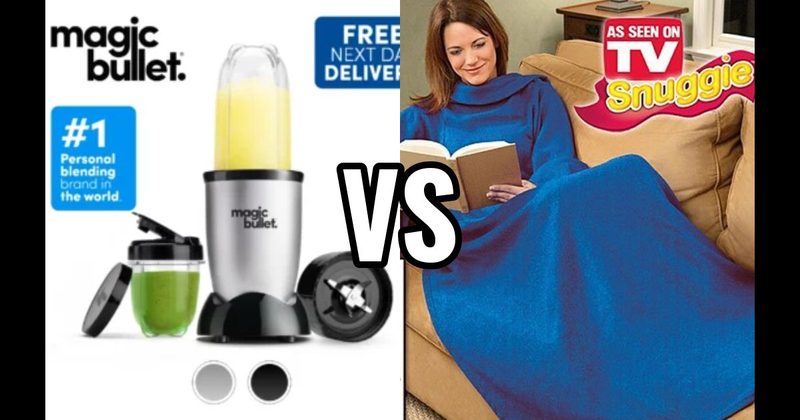 Magic Bullet vs. Snuggie