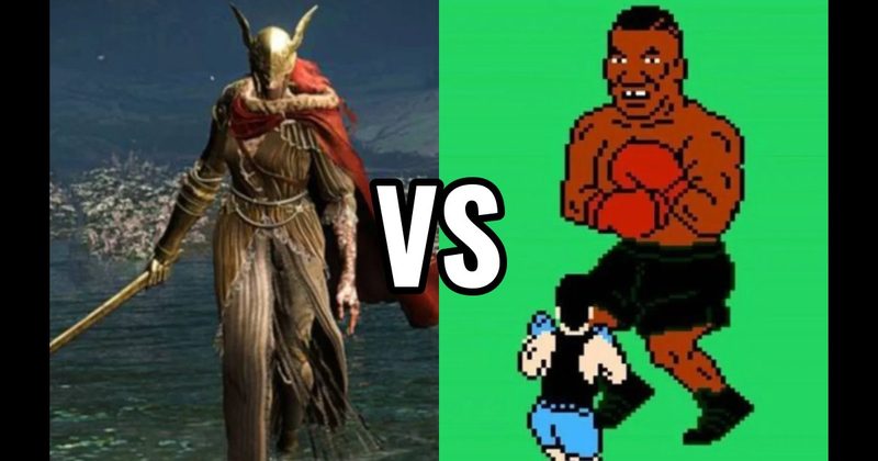 Malenia (Elden Ring) vs. Mike Tyson (Mike Tyson's Punch-Out!!)