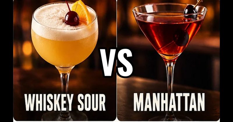 Manhattan vs. Whiskey Sour