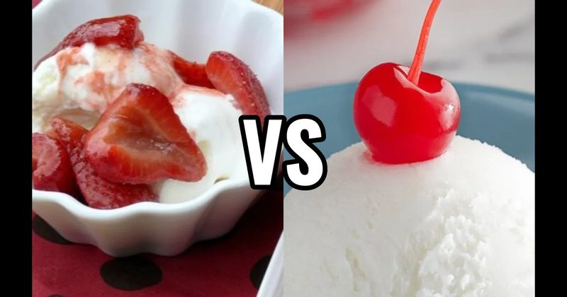 Maraschino Cherries vs. Strawberries