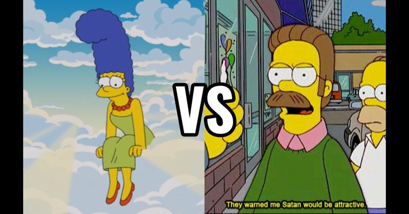 Marge Simpson vs. Ned Flanders