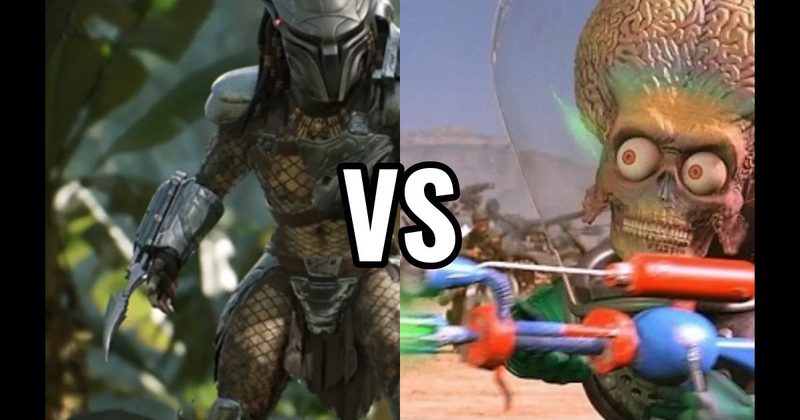 Martian Ray Gun (Mars Attacks!) vs. Predator's Wrist Blades — Predator