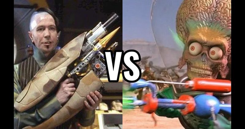 Martian Ray Gun (Mars Attacks!) vs. Zorg ZF-1 (Fifth Element)