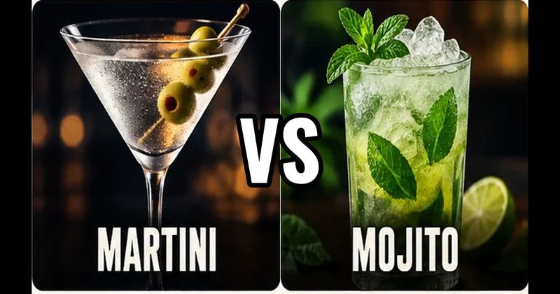 Martini vs. Mojito