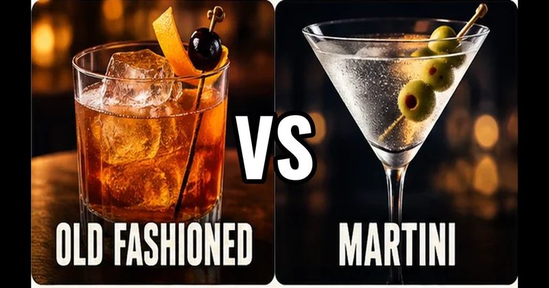 Martini vs. Old Fashioned
