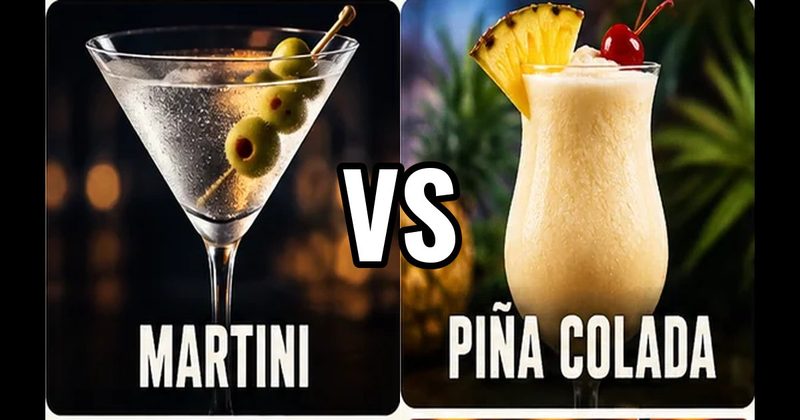 Martini vs. Piña Colada