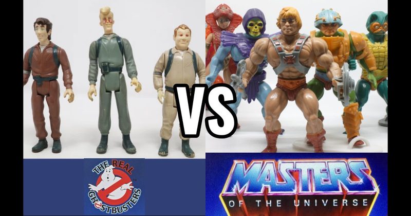 Masters of the Universe (Mattel, 1982–1987) vs. The Real Ghostbusters (Kenner, 1986–1991)