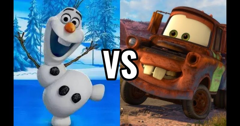 Mater (Cars) vs. Olaf (Frozen)