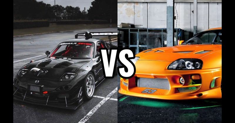 Mazda RX-7 FD vs. Toyota Supra MK4