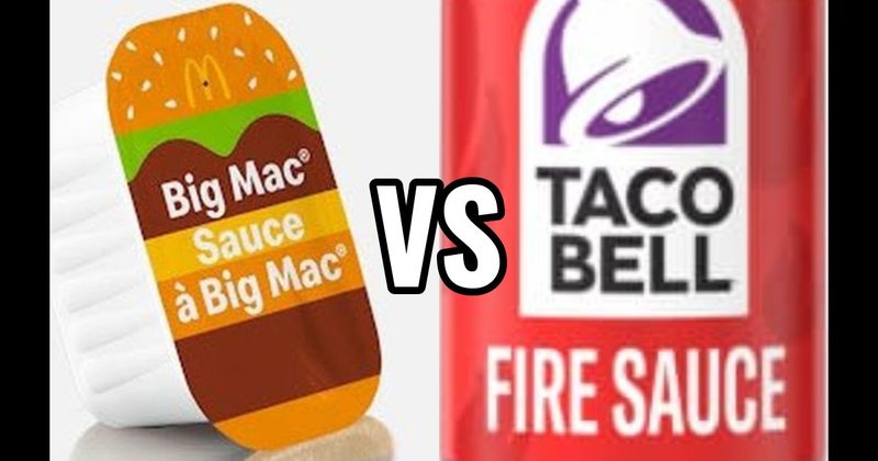 McDonald’s Big Mac Sauce (McDonald’s) vs. Taco Bell Fire Sauce (Taco Bell)