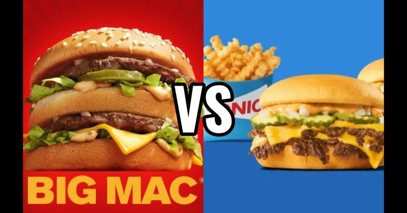 McDonald’s Big Mac vs. Sonic Drive-In SONIC Cheeseburger