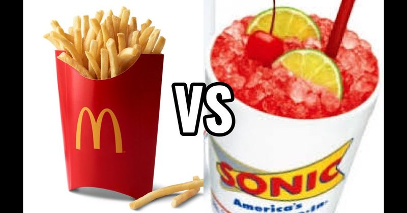 McDonald's Fries vs. Sonic Cherry Limeade