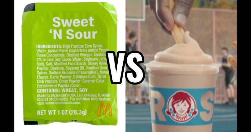 McDonald’s Sweet ‘N Sour Sauce (McDonald’s) vs. Wendy’s Frosty (Wendy’s)