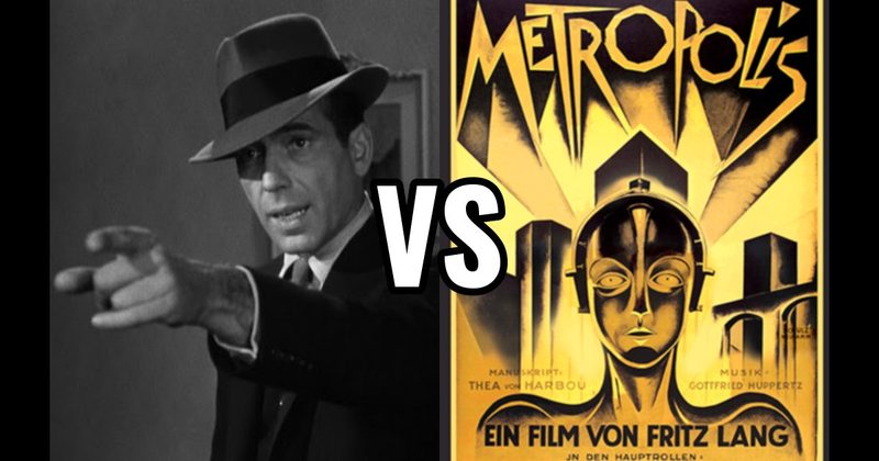 Metropolis (1927) vs. Philip Marlowe (The Big Sleep)