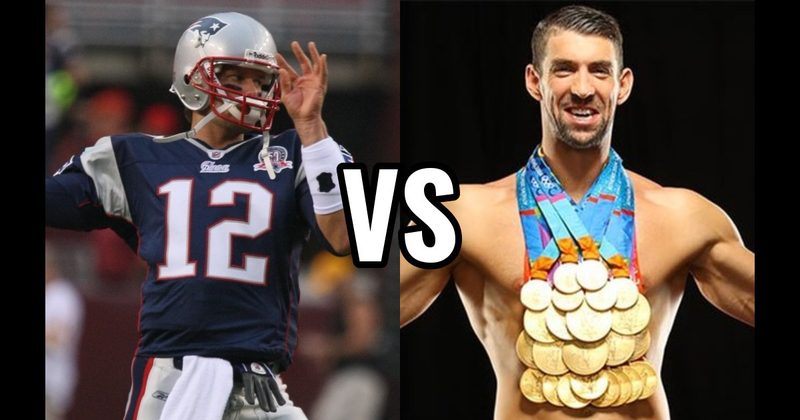 Michael Phelps vs. Tom Brady