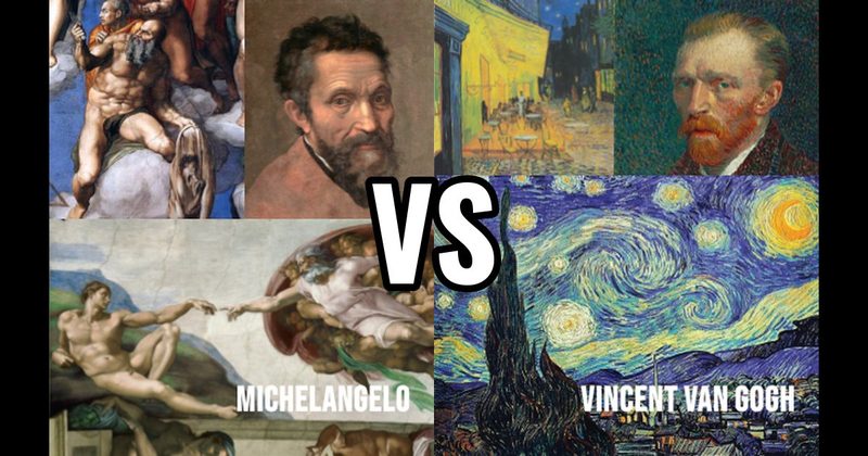 Michelangelo vs. Vincent van Gogh