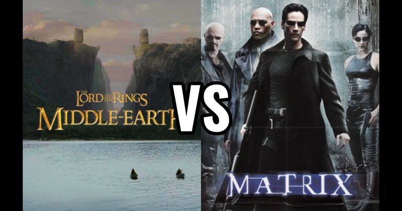 Middle-earth (Lord of the Rings) vs. The Matrix