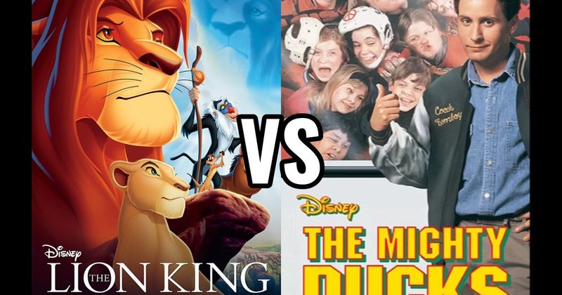 MIGHTY DUCKS vs. The Lion King