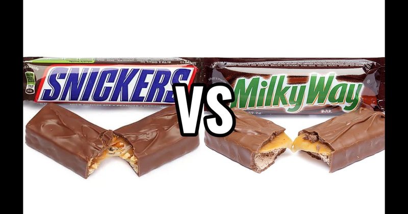 Milky Way vs. Snickers