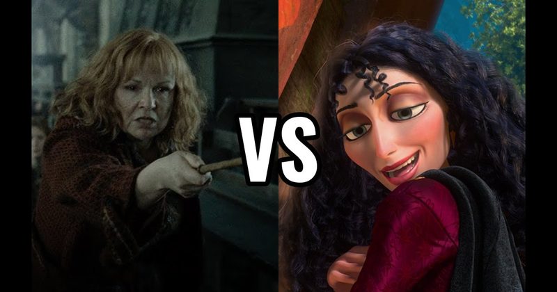 MOLLY WEASLEY (HARRY POTTER) vs. MOTHER GOTHEL (TANGLED)