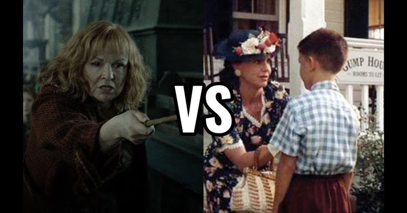 MOLLY WEASLEY (HARRY POTTER) vs. MRS. GUMP (FORREST GUMP)