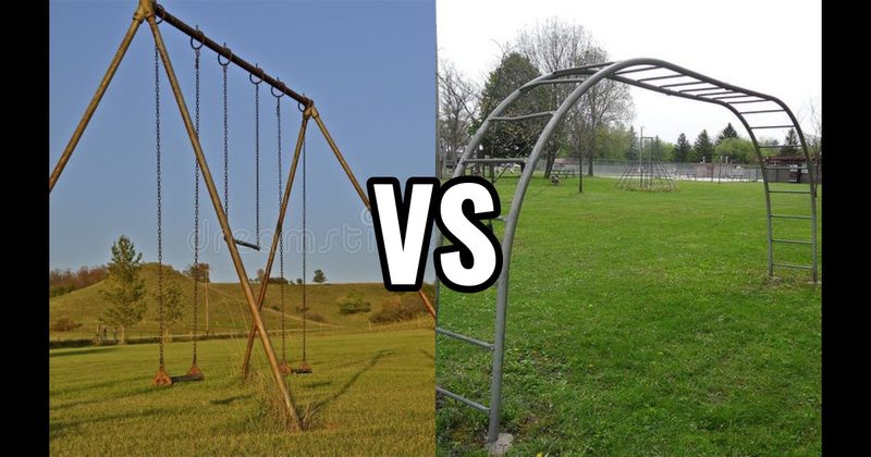 Monkey Bars vs. Swing Set