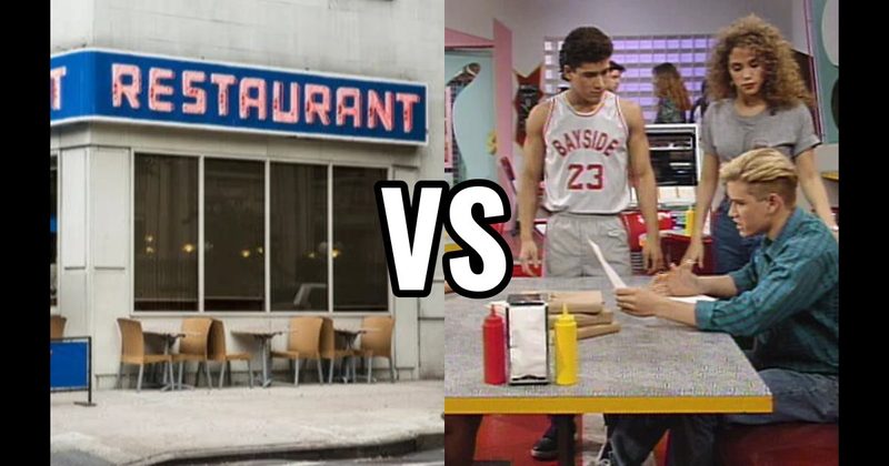 Monk’s Café (Seinfeld) vs. THE MAX (Saved by the Bell)