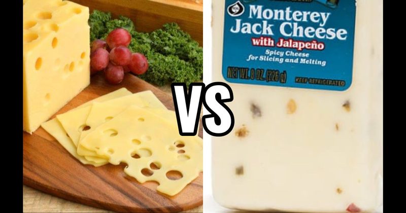 Monterey Jack Cheese vs. Swiss Cheese