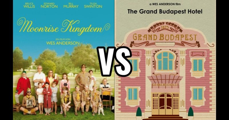 Moonrise Kingdom vs. The Grand Budapest Hotel