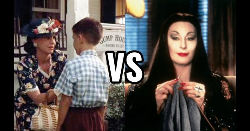 MORTICIA ADDAMS (THE ADDAMS FAMILY) vs. MRS. GUMP (FORREST GUMP)