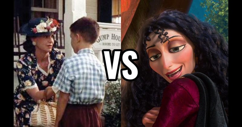 MOTHER GOTHEL (TANGLED) vs. MRS. GUMP (FORREST GUMP)