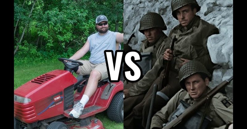 Mowing the Lawn vs. World War II History