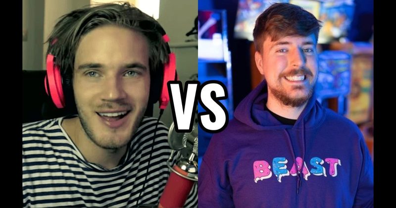MrBeast (Jimmy Donaldson) vs. PewDiePie (Felix Kjellberg)
