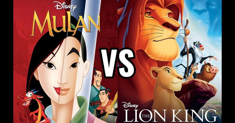 Mulan (1998) vs. The Lion King