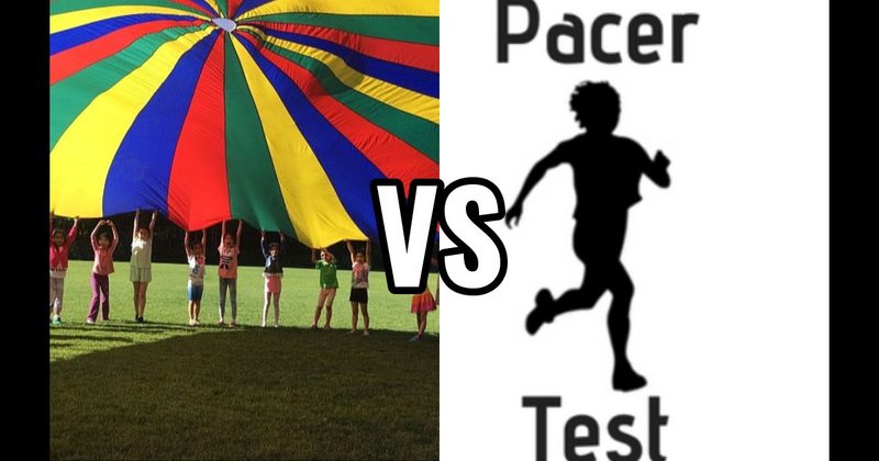 Multi-Colored Parachute vs. Pacer Test