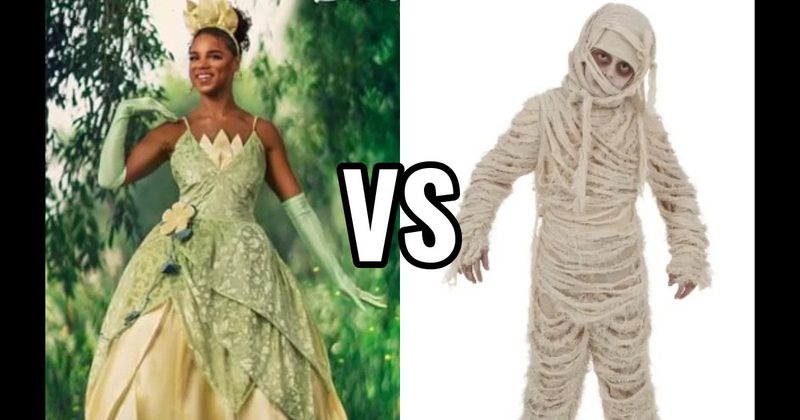 Mummy Costume vs. Princess Costume