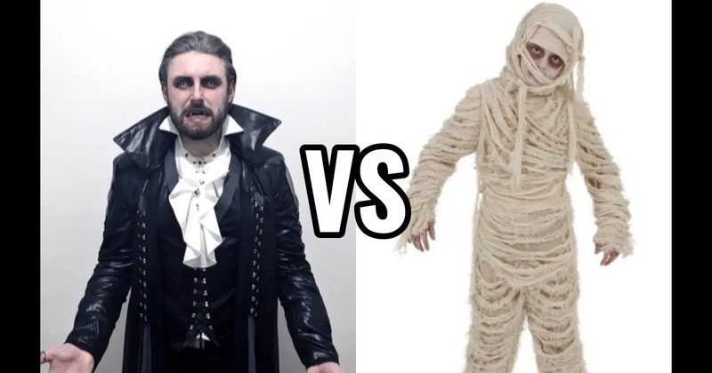 Mummy Costume vs. Vampire Costume
