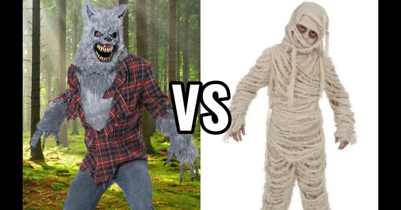 Mummy Costume vs. Werewolf Costume