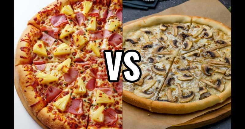 Mushrooms vs. Pineapple